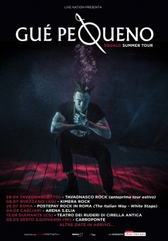 GUE’ PEQUENO: aggiunte tre date allo “Squalo Summer Tour”