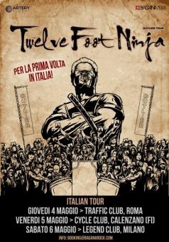 Twelve Foot Ninja – tre date in Italia a Maggio!