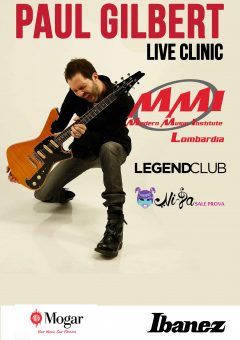 PAUL GILBERT live clinic al Legend Club Milano
