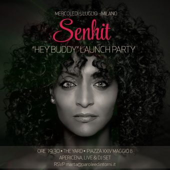 Oggi esce l’ep “Hey Buddy” della cantante italo eritrea Senhit, mentre continua il successo dei suoi brani in UK!