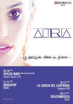 Alteria – Le prime date live a supporto del nuovo album