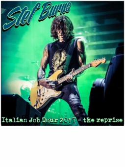 Stef Burns parte il 31 Dicembre da Roma “Italian Job Tour 2017 – The Reprise”