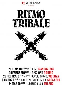 Ritmo Tribale – Aggiunte le date di Bergamo e Torino
