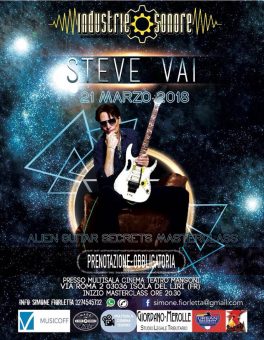 Steve Vai – “Alien Guitar Secrets Masterclass” – Isola del Liri (FR)