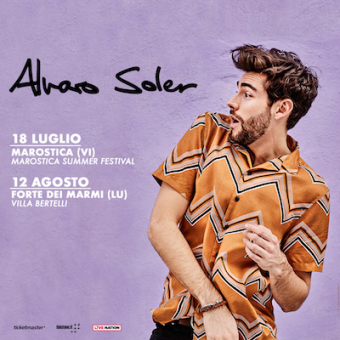 Alvaro Soler torna per due imperdibili date estive