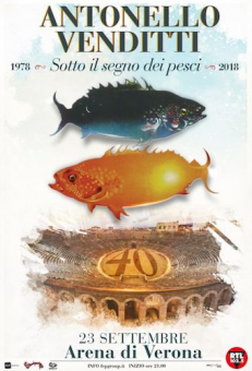 Antonello Venditti: All’Arena di Verona l’imperdibile concerto “Sotto il segno dei pesci 2018”