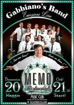 Gabbiano’s Band in concerto domenica 20 Maggio al Memo Restaurant di Milano