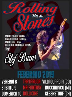 Rolling with the Stones feat. Stef Burns in concerto a febbraio