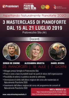 Dal 19 al 21 luglio a Pratovecchio Stia (AR) torna Aspettando Naturalmente Pianoforte 2020 con i concerti di Luca Carboni, Mimmo Locasciulli e Alessandra Celletti e tante altre iniziative