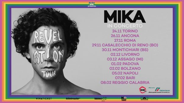 Mika, Barley Arts: “I biglietti del tour italiano saranno nominali”. Il “Revelation Tour” partirà il 24 novembre da Torino