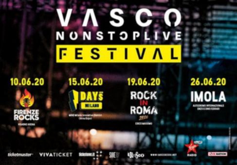 Rock In Roma 2020: Vasco Non Stop Live Festival al Circo Massimo il 19 giugno