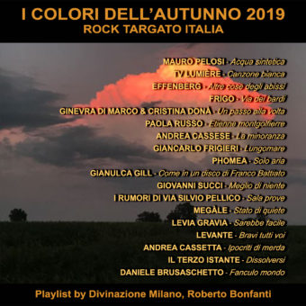 Playlist “I colori dell’Autunno 2019” – La musica indipendente, by Rock Targato Italia