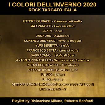 Playlist “I colori dell’inverno 2020” – La musica indipendente, by Rock Targato Italia