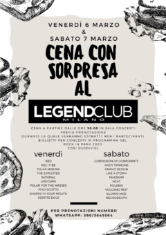 Il Legend Club Milano si reinventa e vi premia