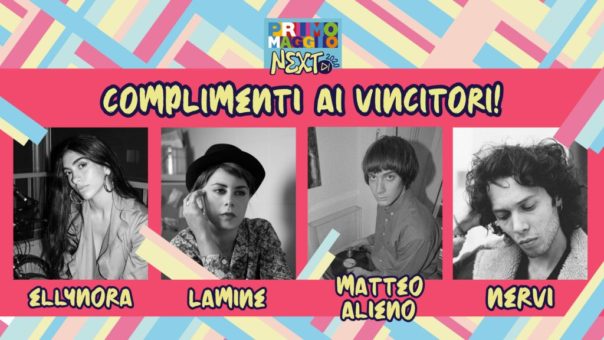 I vincitori di Primo Maggio Next 2020, il contest organizzato da iCompany e dedicato ai nuovi artisti, sono Ellynora, Lamine, Matteo Alieno e Nervi