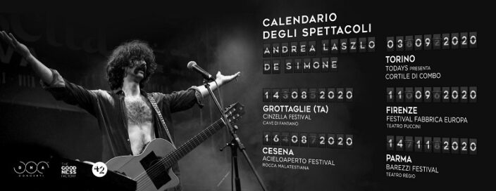 Andrea Laszlo De Simone: torna finalmente dal vivo “Immensità”. Dal 14 agosto in tour con 5 date imperdibili