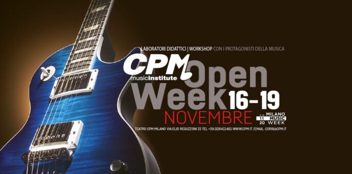 Dal 16 al 19 novembre Open Week al CPM di Franco Mussida
