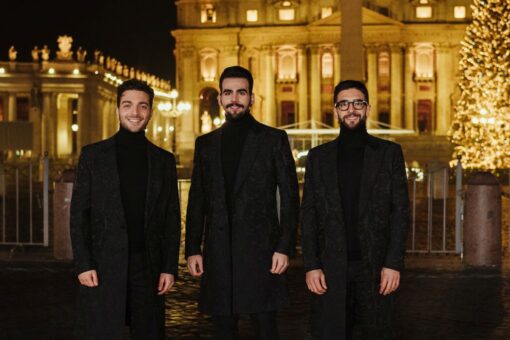 Il 25 dicembre Il Volo in onda su Rai 1 con un esclusivo live show di Natale dalla suggestiva Piazza Papa Pio XII a Roma