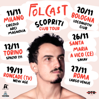Il cantautore romano Folcast in gara tra le Nuove Proposte del Festival di Sanremo 2021 con il brano “Scopriti”