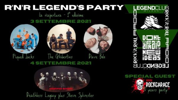 R’n’Roll Legend’s Party la riapertura – I° edizione