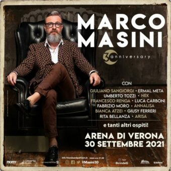 Marco Masini: il 30 settembre all’Arena di Verona, l’imperdibile appuntamento live per festeggiare i 30 anni di carriera con tanti grandi ospiti