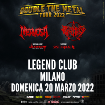 Burning Witches – la heavy metal band svizzera sul palco del Legend Club di Milano a marzo 2022 insieme a Nervosa e 1914