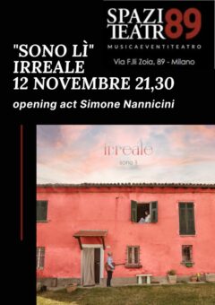 Domani la band IrreAle in concerto allo Spazio Teatro 89 di Milano