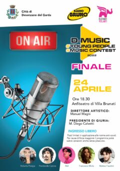 D-Music 2022, domenica a Desenzano del Garda la finale del contest canoro per giovani under 30