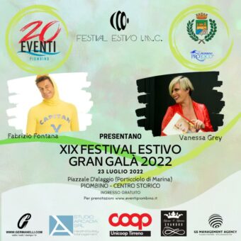 “XIX Festival Estivo Gran Galà 2022” una festa con riconoscimenti alla musica indipendente. Presentano Fabrizio Fontana e Vanessa Grey