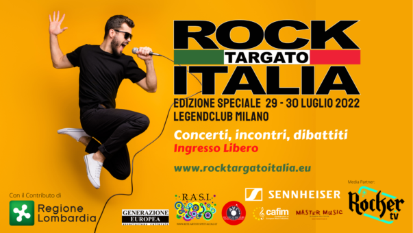 Programma completo Rock Targato Italia Edizione Speciale Estate 2022