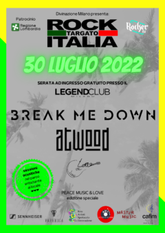 Rock Targato Italia, edizione speciale 29 e 30 luglio @ Legend Club Milano
