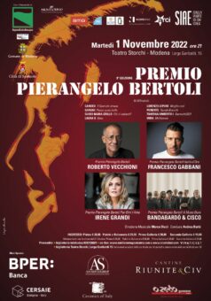 Lunedì 31 ottobre e martedì 1 novembre al Teatro Storchi di Modena la 9ª edizione del Premio Pierangelo Bertoli