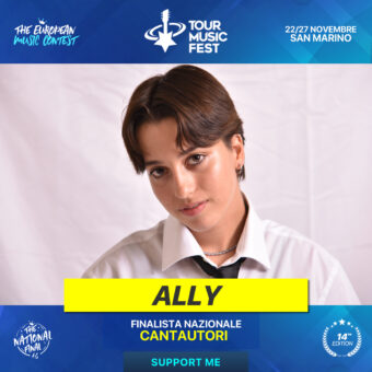 Tour Music Fest 2022: Ally, talento milanese in finale al festival presieduto da Mogol e Kara DioGuardi