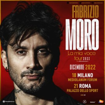 Fabrizio Moro torna live a dicembre con gli ultimi due attesi appuntamenti a Milano e Roma de La Mia Voce Tour 2022