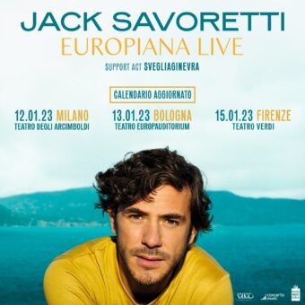 Jack Savoretti – annunciate le nuove date 2023 a Milano, Bologna E Firenze