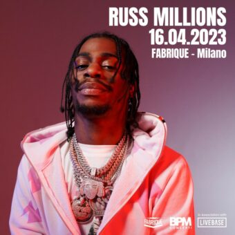 Russ Millions – Il rapper britannico arriva in Italia per un imperdibile show al Fabrique di Milano il 16 aprile 2023