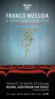 Franco Mussida: il 14 aprile in concerto all’Auditorium San Fedele di Milano con “Il Pianeta della Musica – concerto immersivo”