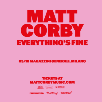Matt Corby Torna in Italia per un concerto unico: giovedì 5 ottobre, Milano, Magazzini Generali