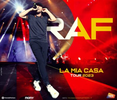 Raf torna in teatro: cresce l’attesa per La Mia Casa Tour 2023. Ecco tutti i live in programma