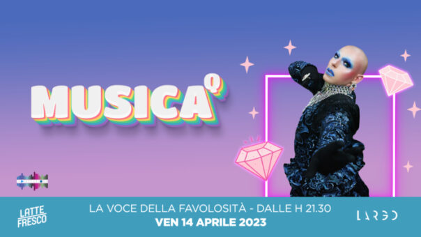 “Musica Q”, l’inclusivo show musicale di Narciso il 14 Aprile a Largo Venue di Roma