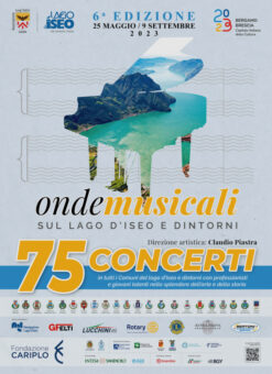 Dal 25 maggio al 9 settembre la sesta edizione del festival “Onde musicali sul Lago d’Iseo”: 75 concerti tra classica, lirica, sinfonica, cameristica e antica