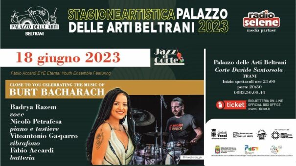 Jazz A Corte, Palazzo delle Arti Beltrani -Trani (BT): parte domenica 18 giugno la V edizione