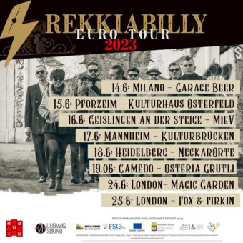 Tour europeo per i Rekkiabilly – a giugno concerti in Germania, Svizzera e Inghilterra