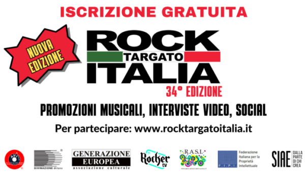 Aperte Iscrizioni allo storico contest musicale Rock Targato Italia