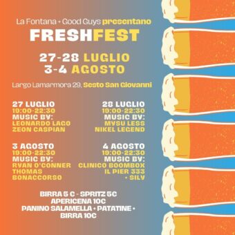 Prosegue a Sesto San Giovanni il Fresh Fest con quattro nuove serate di musica dal vivo