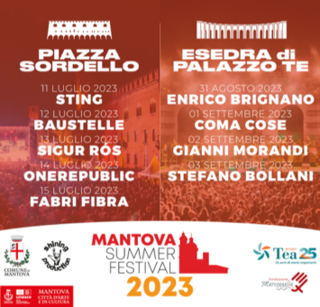 Mantova Summer Festival: al via martedì 11 luglio con Sting, nello scenario unico di Piazza Sordello