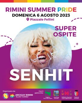 Il 6 agosto Senhit super ospite al Rimini Summer Pride 2023