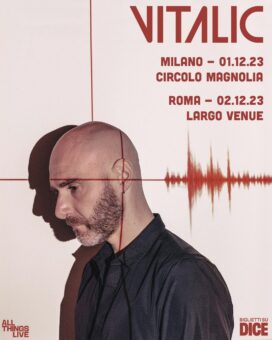 Vitalic – il producer francese arriva in Italia l’1 e 2 dicembre, rispettivamente a Milano e Roma