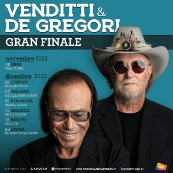 Venditti & De Gregori: dopo oltre un anno di concerti in tutta Italia il Gran Finale nei palasport da novembre