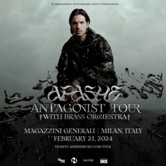 Apashe – il producer e dj belga arriva in Italia il 21 febbraio 2024 ai Magazzini Generali di Milano